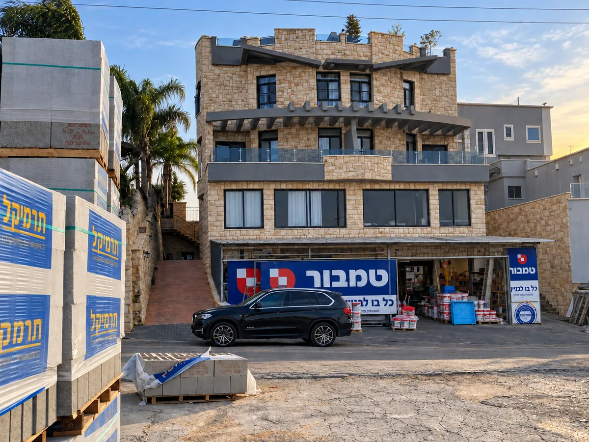 The Adel Building Materials store in Beit Zarzir